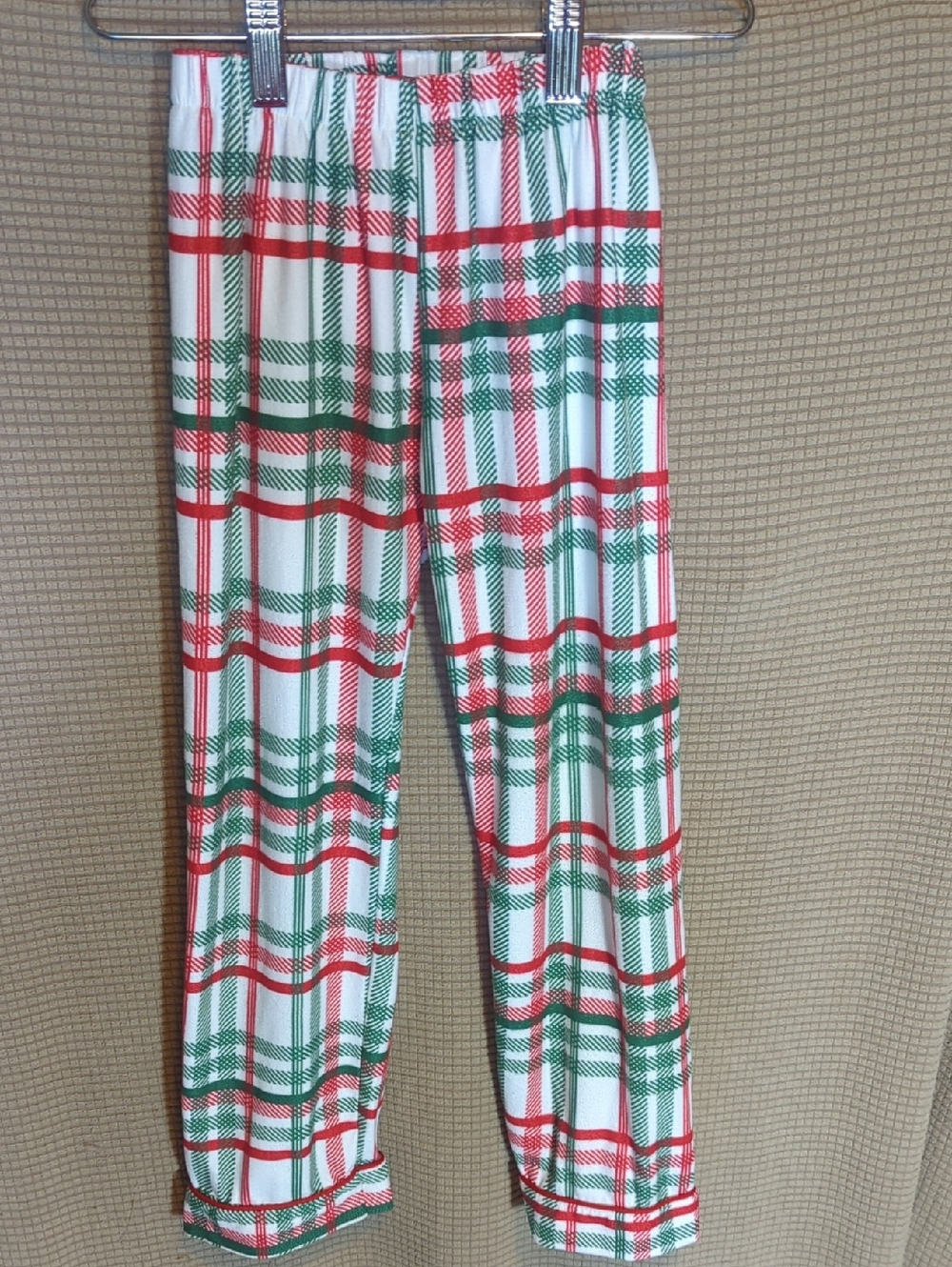 Sugar Bee Plaid Lounge Pants in Red and Green
